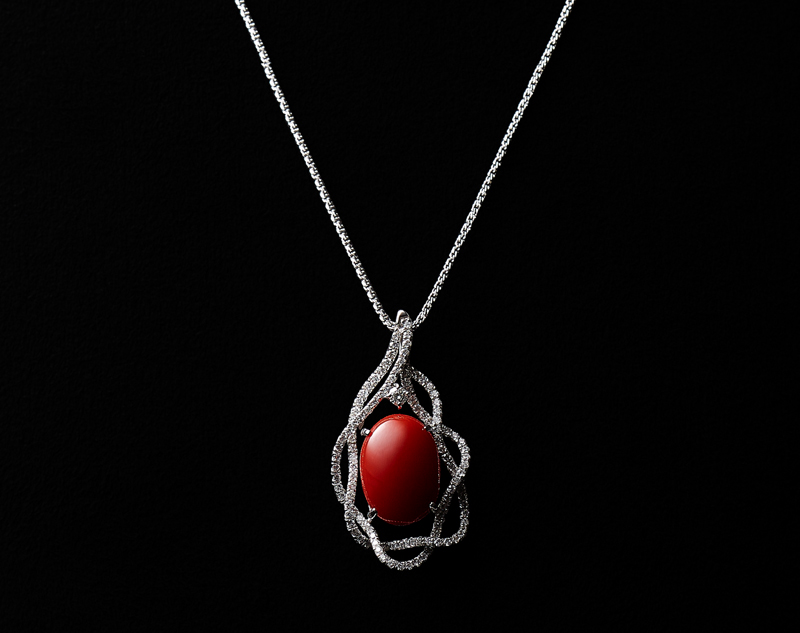 Red coral Pendant | Jewelry | Glous